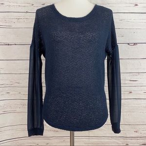 Sparkle & Fade Oversized Sweater Navy XS/S